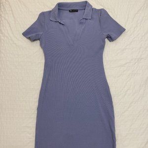 Zara Ribbed Polo Dress